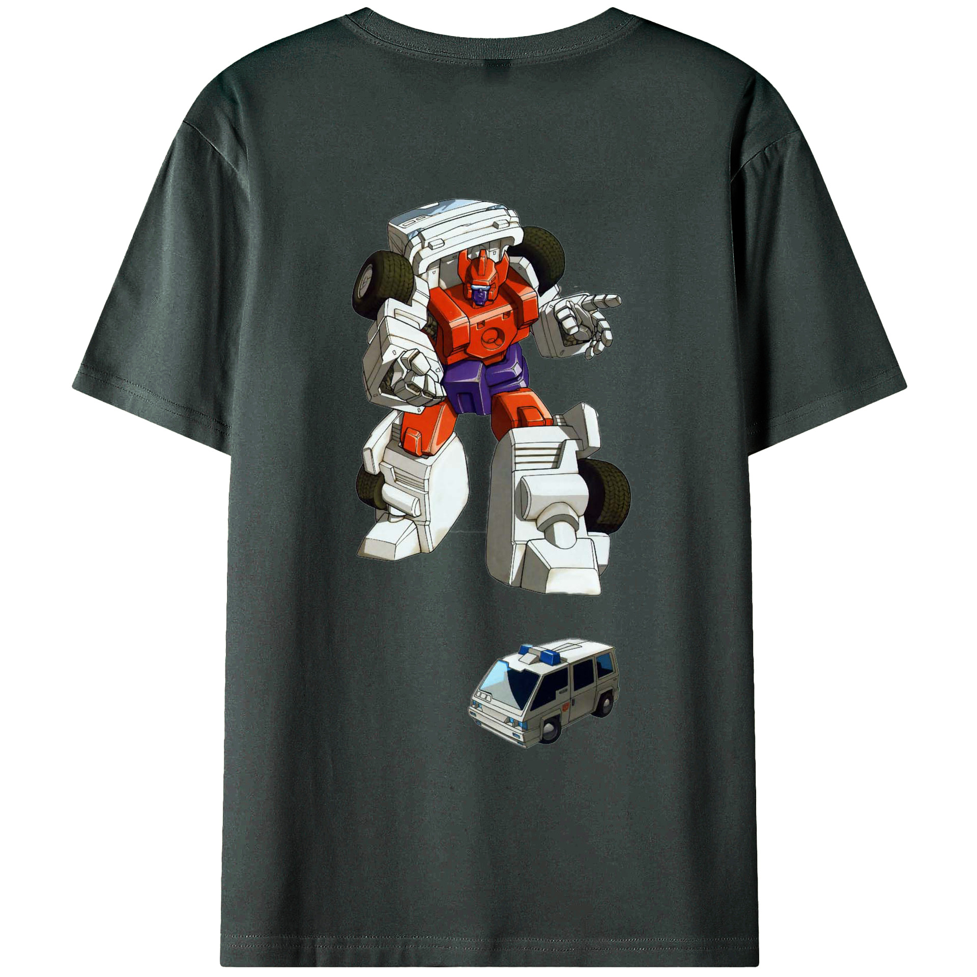 （画像用）  綿100％ メンズ半袖Tシャツ（バックプリント） 通気性